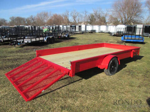 2026 Rice Trailers Single Axle Utility SST8214