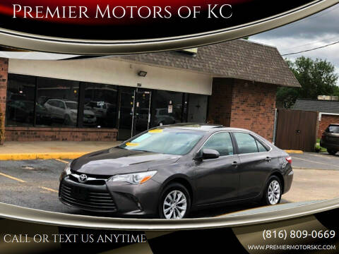 2016 Toyota Camry for sale at Premier Motors of KC in Kansas City MO