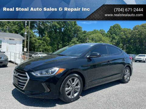 2017 Hyundai Elantra for sale at Real Steal Auto Sales & Repair Inc in Gastonia NC