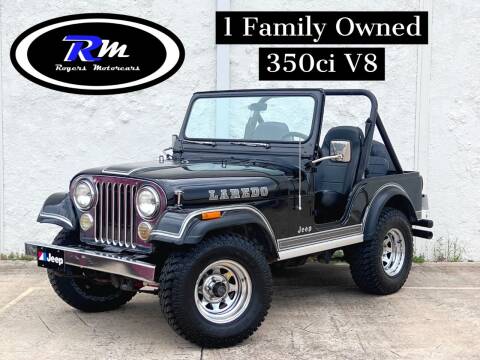 1982 Jeep CJ-5 for sale at ROGERS MOTORCARS in Houston TX
