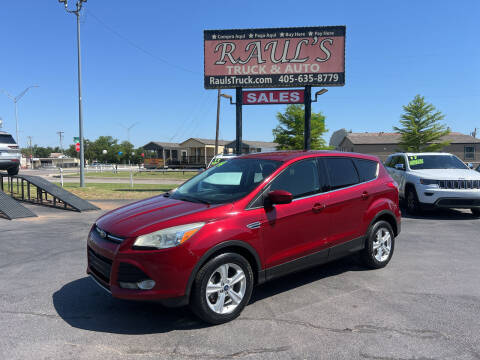 2014 Ford Escape for sale at RAUL'S TRUCK & AUTO SALES, INC in Oklahoma City OK