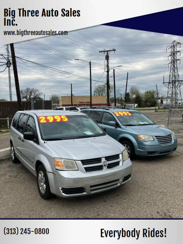2008 Dodge Grand Caravan for sale at Big Three Auto Sales Inc. in Detroit MI