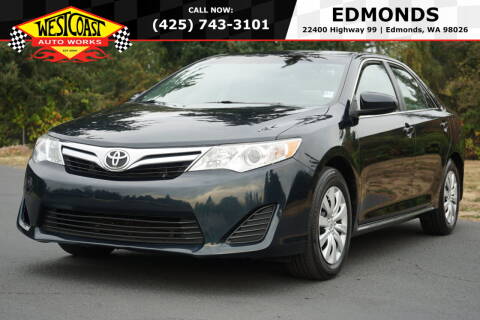 2013 Toyota Camry for sale at West Coast Auto Works in Edmonds WA