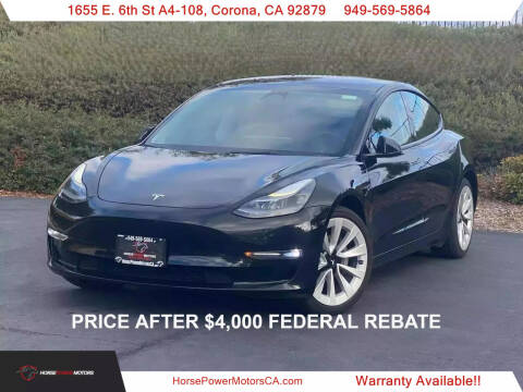 2022 Tesla Model 3 for sale at HorsePower Motors in Norco CA
