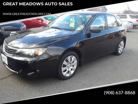 2008 Subaru Impreza for sale at GREAT MEADOWS AUTO SALES in Great Meadows NJ