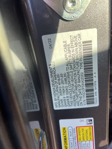 2022 Honda Accord Hybrid EX-L