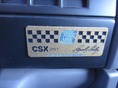 1989 Dodge Shadow Shelby CSX