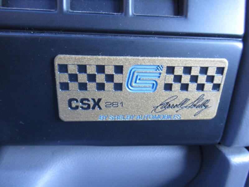 1989 Dodge Shadow Shelby CSX