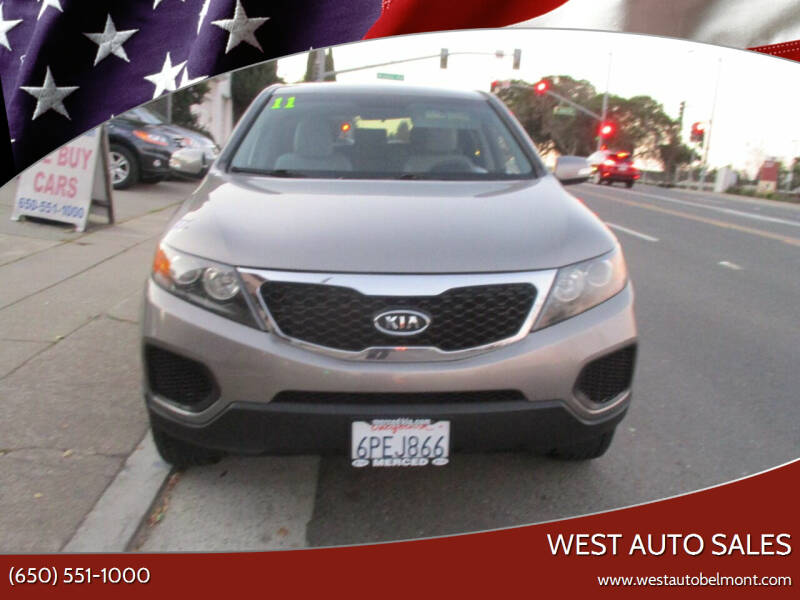 2011 Kia Sorento for sale at West Auto Sales in Belmont CA