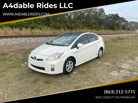 2010 Toyota Prius for sale at A4dable Rides LLC in Haines City FL