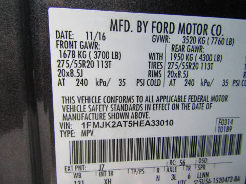 2017 Ford Expedition EL Limited