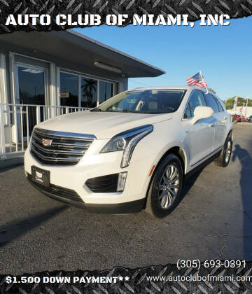 2018 Cadillac XT5 for sale at AUTO CLUB OF MIAMI, INC in Miami FL