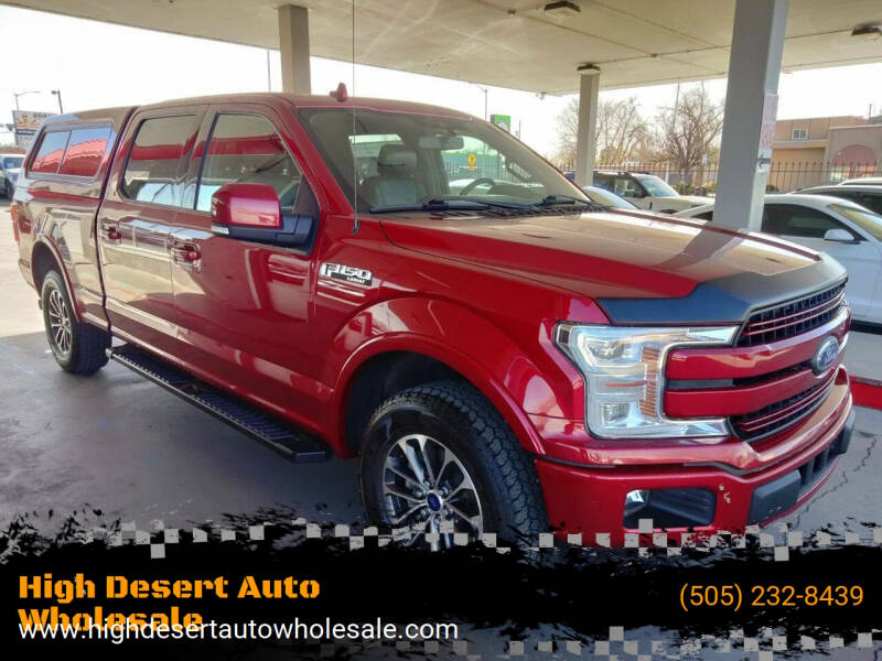 2018 Ford F-150 for sale at High Desert Auto Wholesale in Albuquerque NM