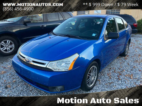 2011 Ford Focus for sale at Motion Auto Sales in West Collingswood Heights NJ