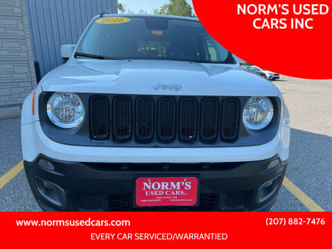 2016 Jeep Renegade for sale at NORM'S USED CARS INC in Wiscasset ME