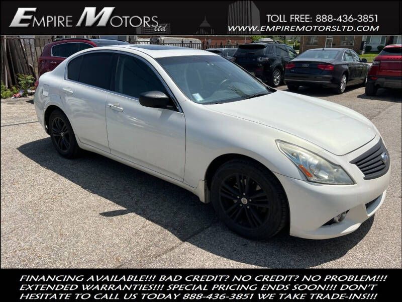 2011 Infiniti G37 Sedan for sale at Empire Motors LTD in Cleveland OH