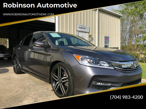 2017 Honda Accord for sale at Robinson Automotive in Albemarle NC