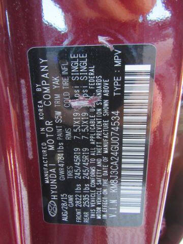 2016 Hyundai Tucson Limited