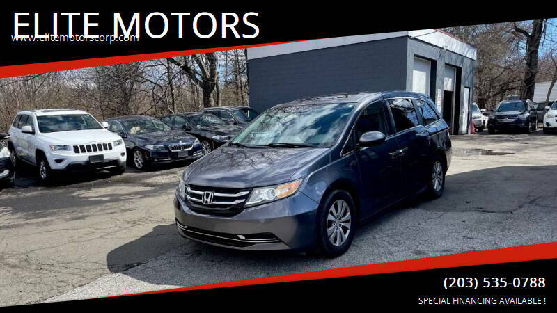 2015 Honda Odyssey for sale at ELITE MOTORS in West Haven CT