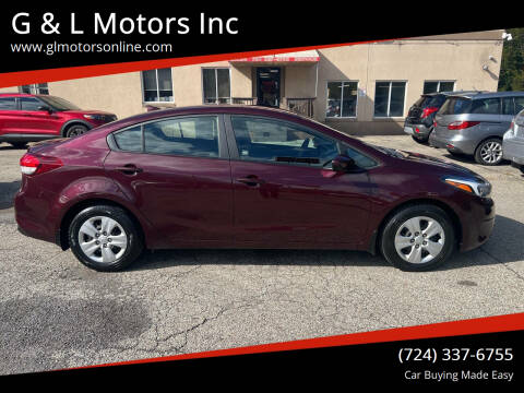 2017 Kia Forte for sale at G & L Motors Inc in New Kensington PA