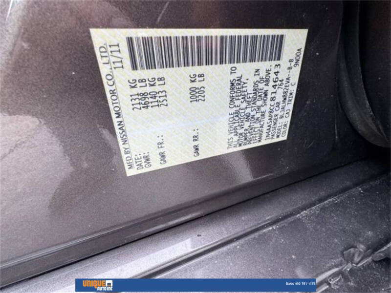 2012 Nissan Maxima 3.5 SV