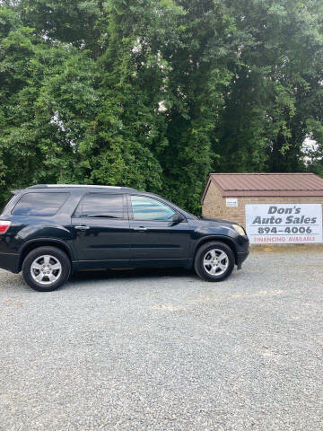 2011 GMC Acadia for sale at Don's Auto Sales in Benson NC