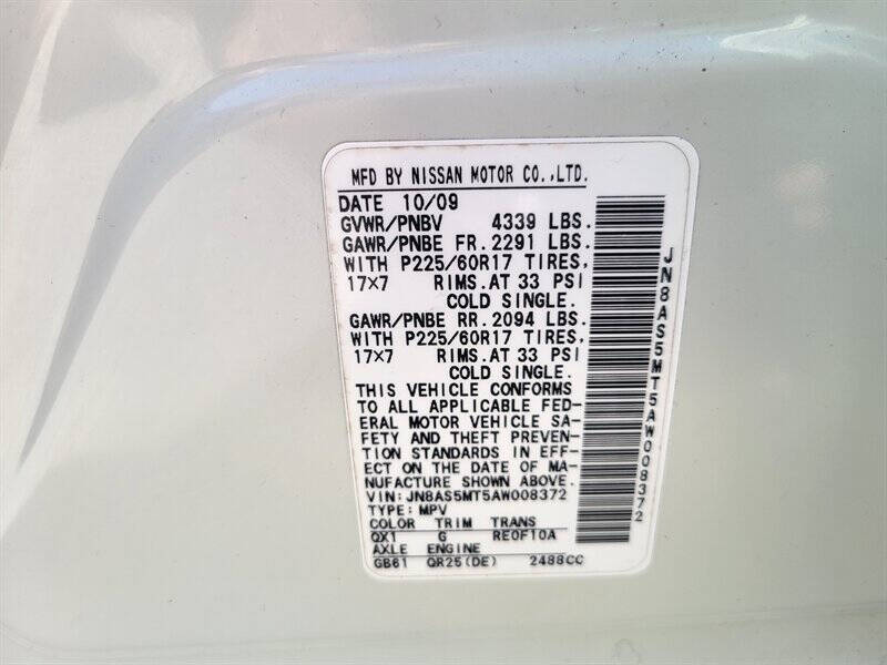 2010 Nissan Rogue SL