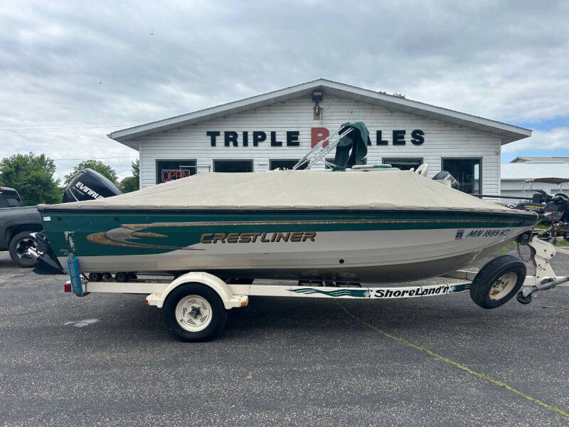 1999 Crestliner 1750 Fish Hawk for sale at Triple R Sales in Lake City MN