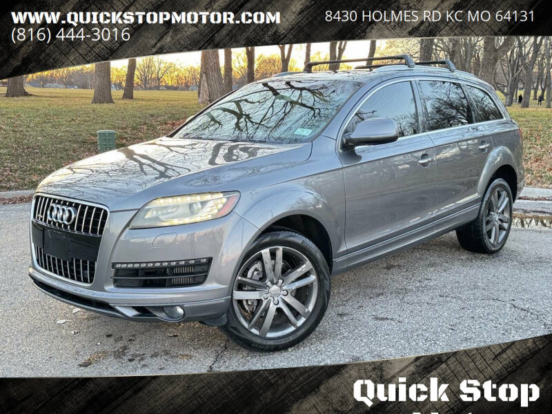 2012 Audi Q7 for sale at Quick Stop Motors in Kansas City MO