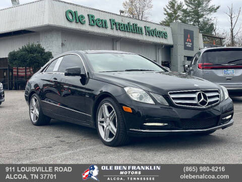 2012 Mercedes-Benz E-Class for sale at Ole Ben Franklin Motors KNOXVILLE - Alcoa in Alcoa TN