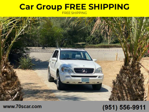 2003 Mercedes-Benz M-Class for sale at 70s Car Group       FREE SHIPPING in Riverside CA
