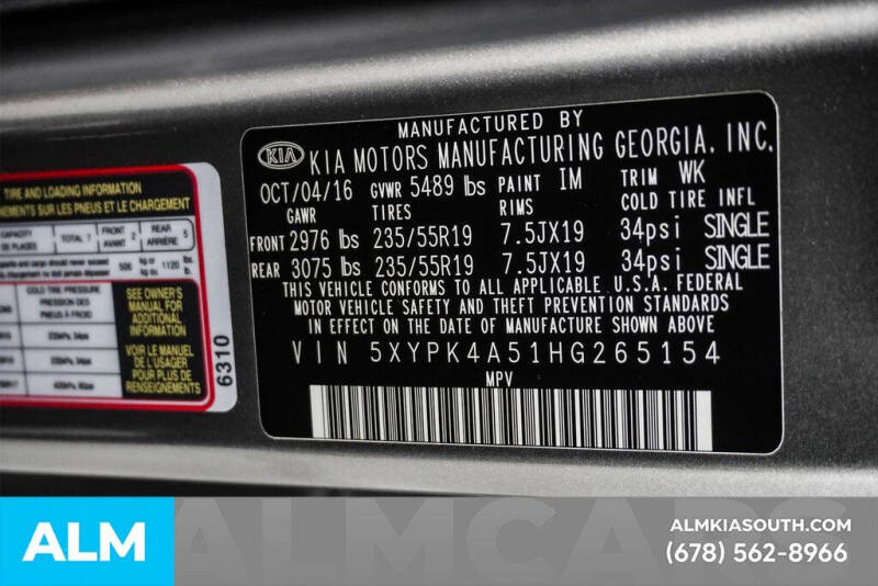 2017 Kia Sorento SX Limited V6