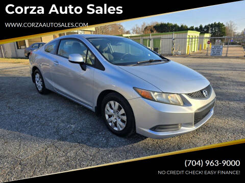 2012 Honda Civic for sale at Corza Auto Sales in Kannapolis NC