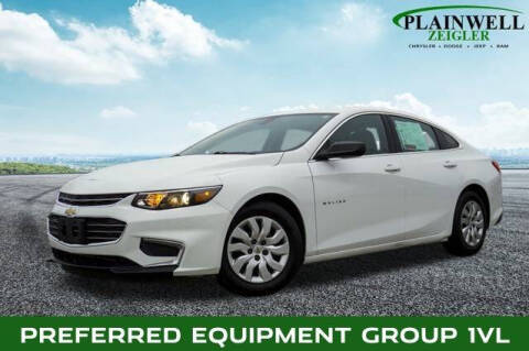 2016 Chevrolet Malibu for sale at Zeigler Ford of Plainwell in Plainwell MI