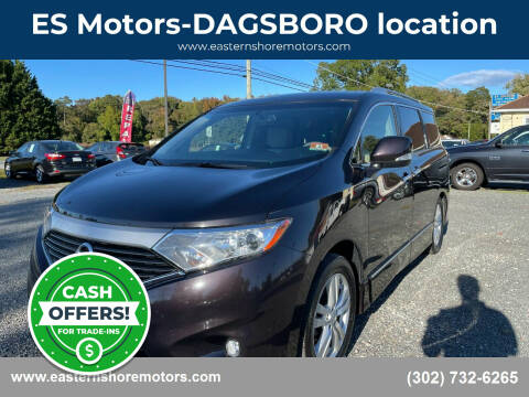 2011 Nissan Quest for sale at ES Motors-DAGSBORO location in Dagsboro DE