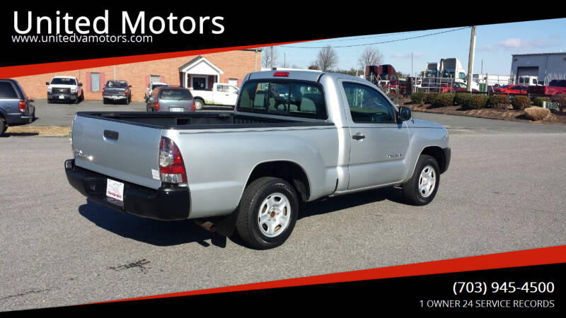 2009 Toyota Tacoma for sale at United Motors in Fredericksburg VA