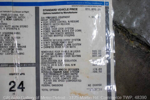 1999 Chevrolet Camaro Z28