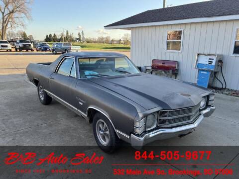 1971 Chevrolet El Camino for sale at B & B Auto Sales in Brookings SD