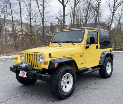 2002 Jeep Wrangler for sale at Nelson's Automotive Group in Chantilly VA