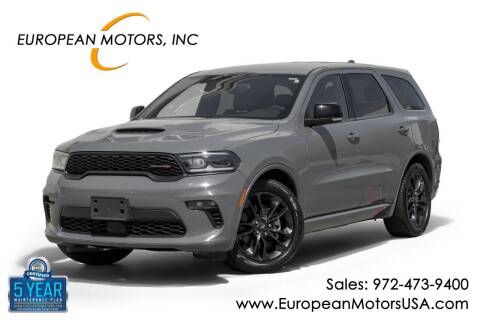 2022 Dodge Durango for sale at European Motors Inc in Plano TX