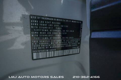 2018 Volkswagen Tiguan 2.0T S