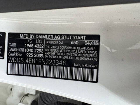 2015 Mercedes-Benz CLA CLA 250