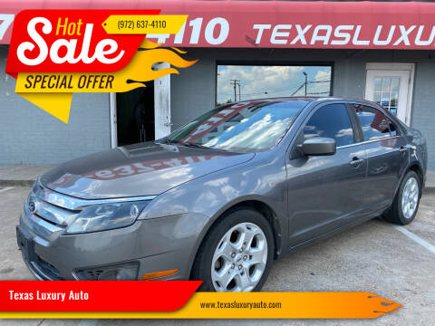 2010 Ford Fusion for sale at Texas Luxury Auto in Cedar Hill TX