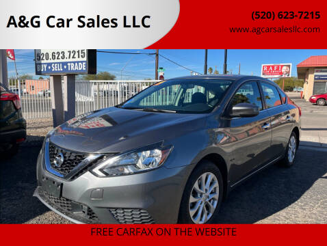 2019 Nissan Sentra for sale at A&G Car Sales  LLC in Tucson AZ