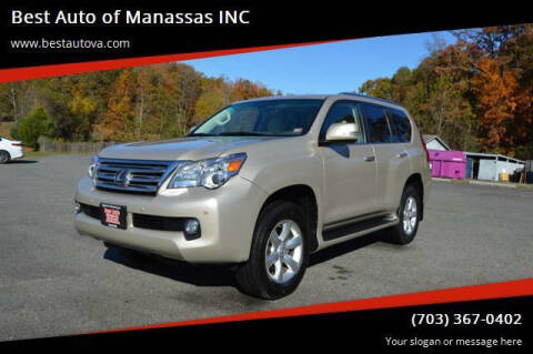 2010 Lexus GX 460 for sale at Best Auto of Manassas INC in Manassas VA
