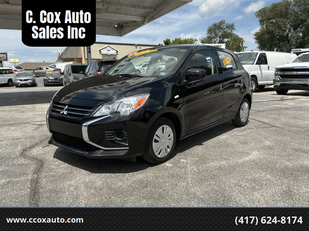 Black 2024 Mitsubishi Mirage ES ES 4dr Hatchback 1