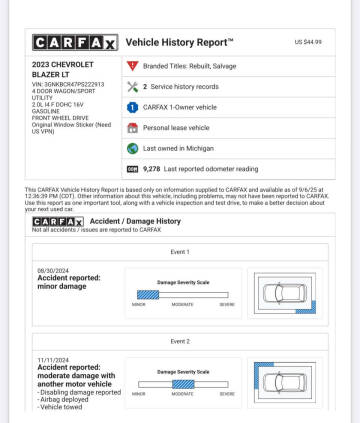 2023 Chevrolet Blazer LT