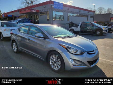 2016 Hyundai Elantra for sale at Auto Car Zone LLC in Bellevue WA