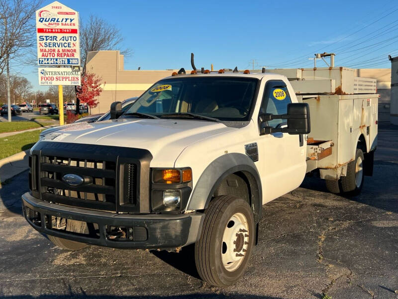 2008 Ford F-450 Super Duty for sale at QUALITY AUTO SALES in Wayne MI