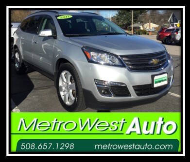 2017 Chevrolet Traverse for sale at Metro West Auto in Bellingham MA